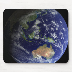 Mousepad Terra completa do espaço que mostra Austrália