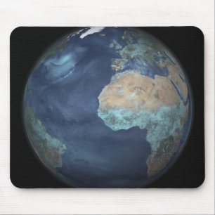 Mousepad Terra completa que mostra a evaporação