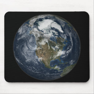 Mousepad Terra completa que mostra America do Norte 5