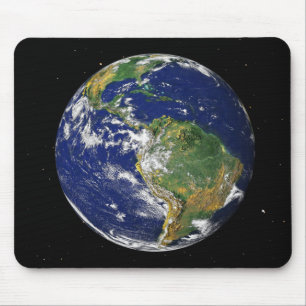 Mousepad Terra completa que mostra Ámérica do Sul 2