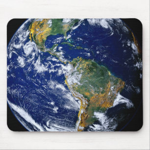 Mousepad Terra completa que mostra os Americas