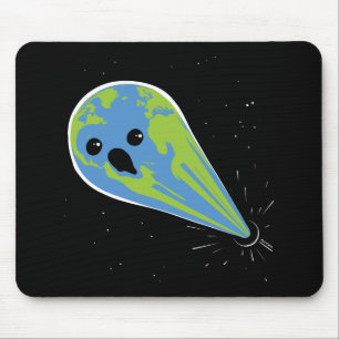 Mousepad Terra contra o buraco negro