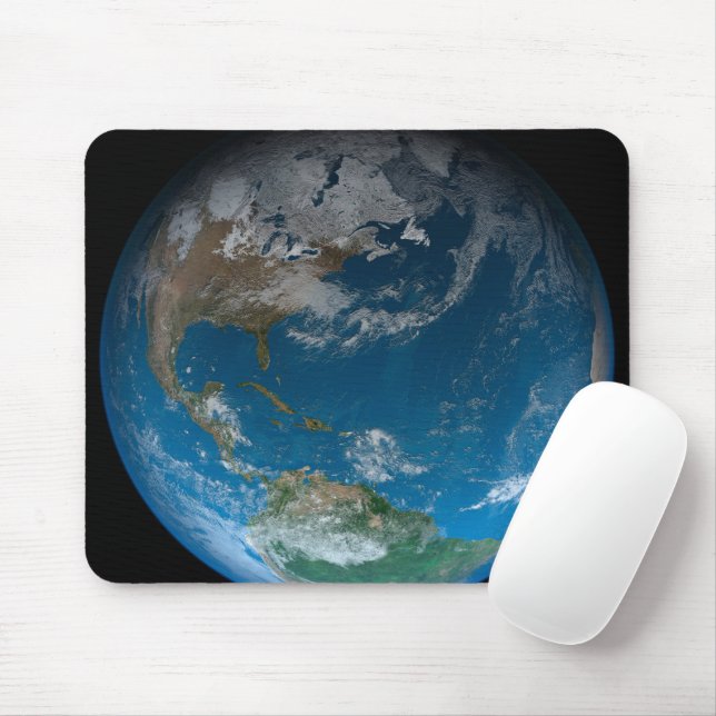 Mousepad Terra De cheio Com A América Do Norte E Do Sul. (Com mouse)