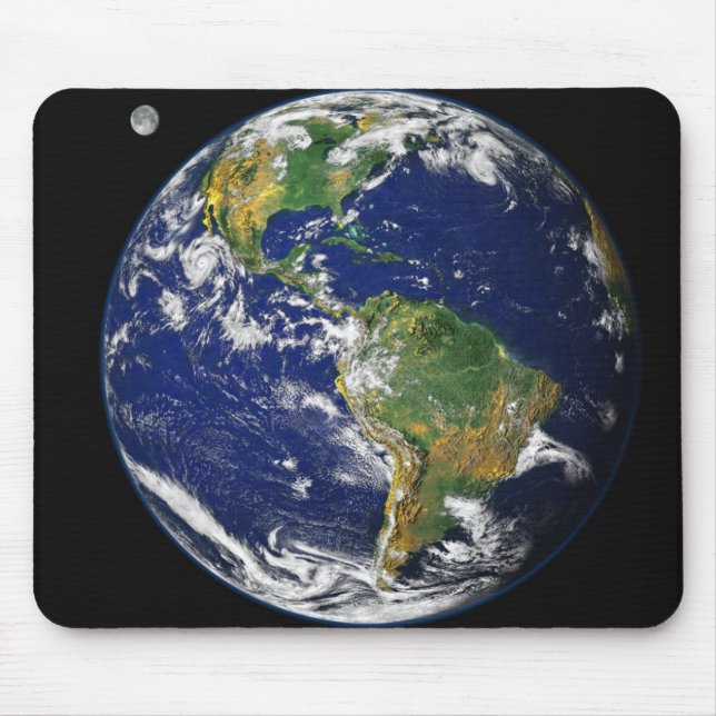 Mousepad Terra do espaço (Frente)