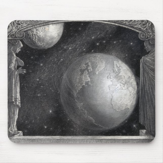 Mousepad "Terra, Lua e Via Látea" (Frente)