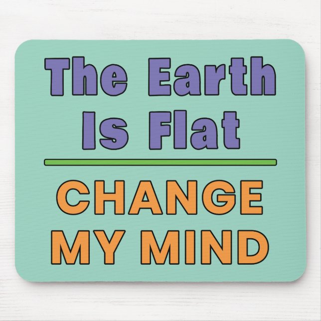 Mousepad Terra Plana (Frente)