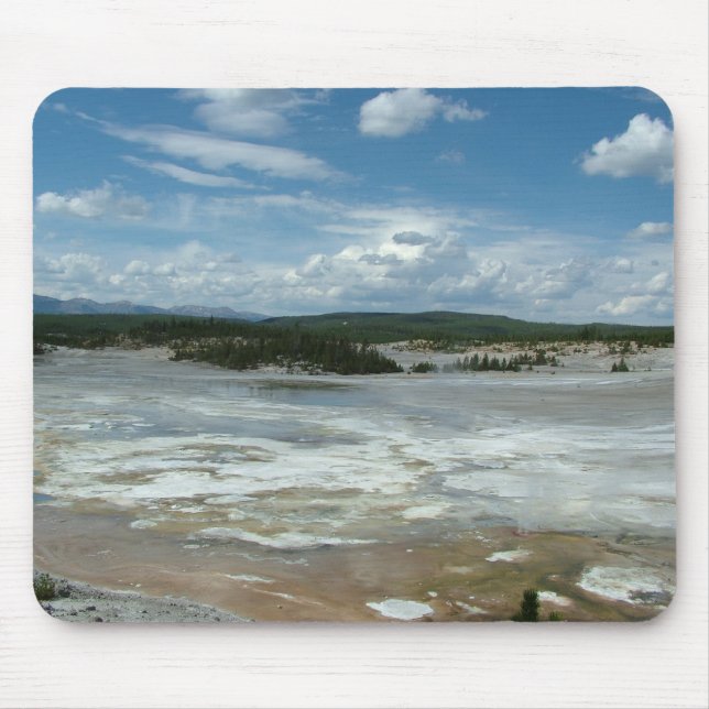 Mousepad Terra quente de Yellowstone, gêiser (Frente)