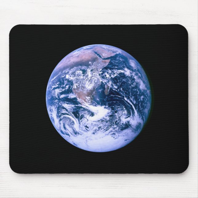 Mousepad Terra Vista do Espaço 'Marble Azul' (Frente)