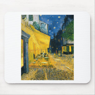 Mousepad Terraço do café de Vincent van Gogh , Lugar du