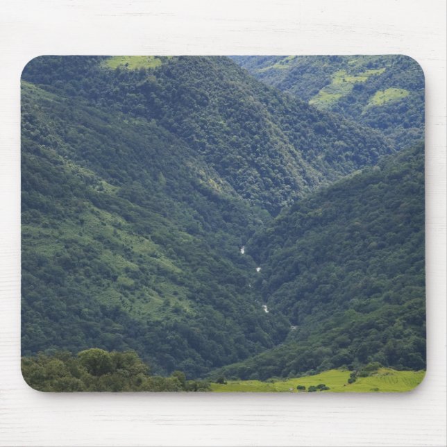 Mousepad Terras agrícolas e floresta do Himalaia no vale de (Frente)