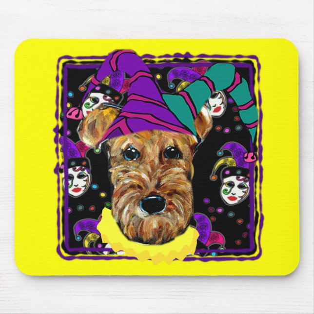 MOUSEPAD TERRIER AIREDALE (Frente)