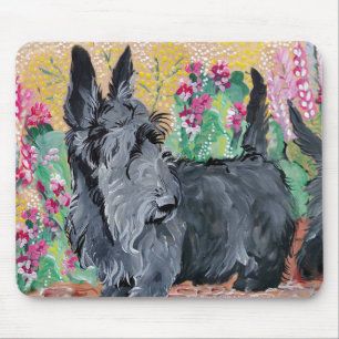 Mousepad Terrier do Scottish do jardim