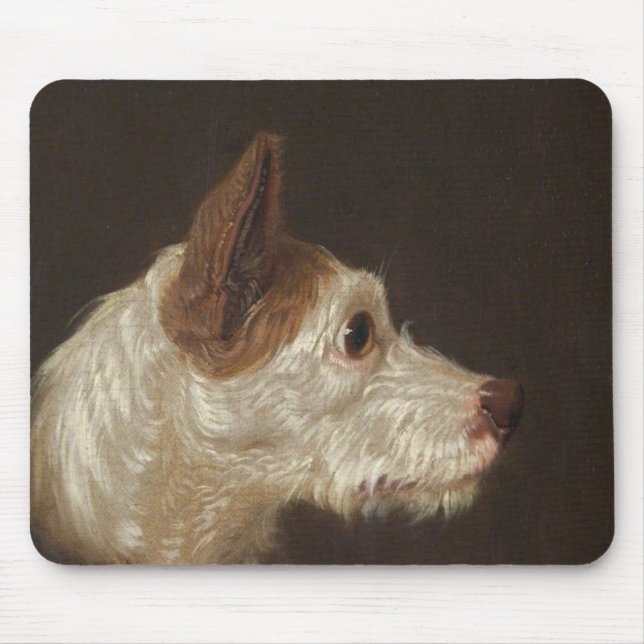 Mousepad Terrier Dog Head (por James Ward) (Frente)