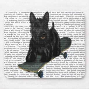 Mousepad Terrier escocês e skate