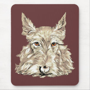 Mousepad Terrier escocês em Wheaten
