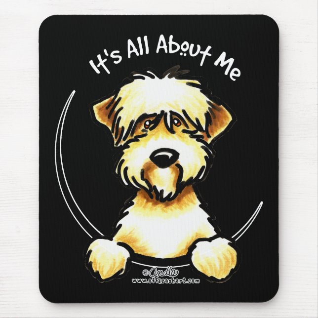 Mousepad Terrier IAAM, com revestimento suave, (Frente)