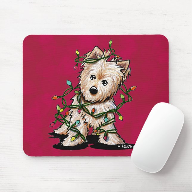 Mousepad Terrier Natal Desiluminado (Com mouse)