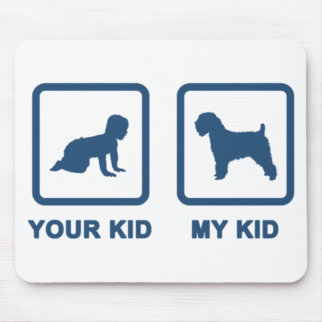 Mousepad Terrier Wheaten brandamente revestido (Frente)