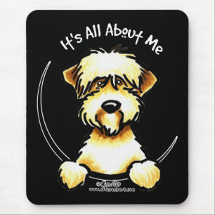 Mousepad Terrier Wheaten brandamente revestido IAAM