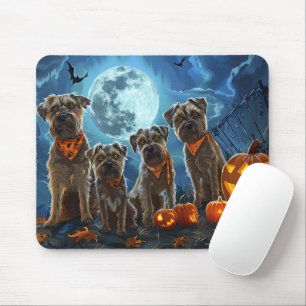 Mousepad Terrorífico Chesapeake Bay Terrier no Halloween