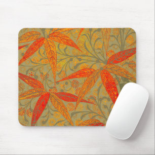 Mousepad Terthy Bamboo Art Vintage Impressão Orange