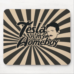 Mousepad Tesla é meu Ficar em casa