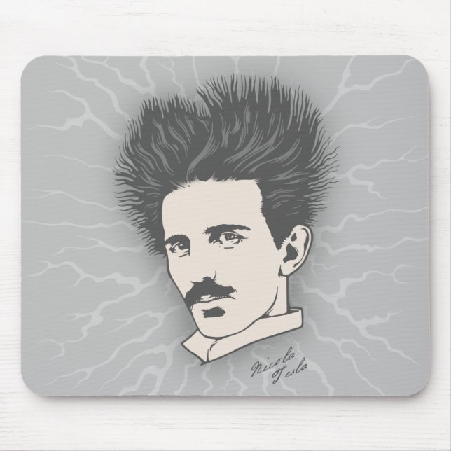 Mousepad Tesla estático (Frente)