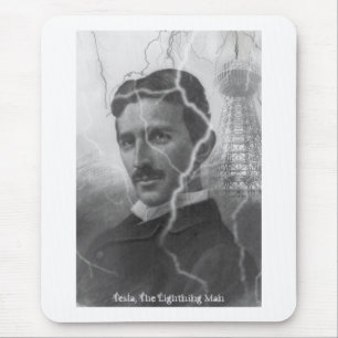 Mousepad Tesla, homem do relâmpago