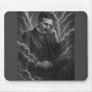Mousepad Tesla Sparks do Gênio Mouse Mat