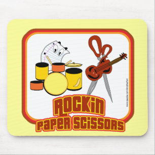 Mousepad Tesoura De Papel Rockin