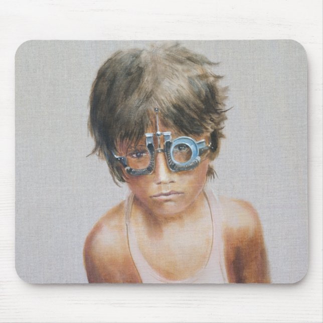 Mousepad Teste do olho em Vivekananda (Frente)