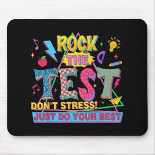 Mousepad Teste do professor motivador do ponto de teste