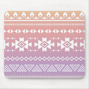 Mousepad Teste padrão asteca tribal do ombre