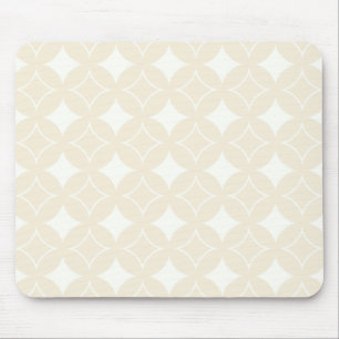 Mousepad Teste padrão bege do shippo