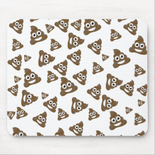 Mousepad Teste padrão bonito engraçado de Emoji do