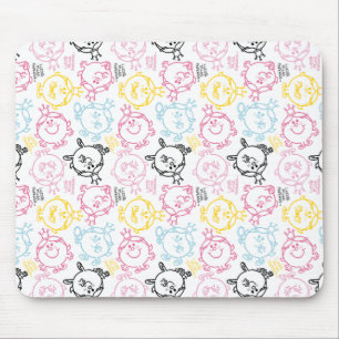 Mousepad Teste padrão bonito pequeno dos Pastels da