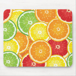 Mousepad Teste padrão com citrinas