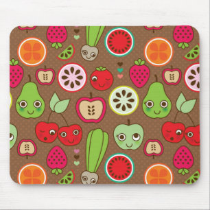 Mousepad Teste padrão da cozinha da fruta