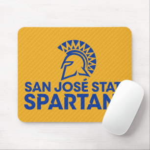 Mousepad Teste padrão da fibra do carbono de Spartans do