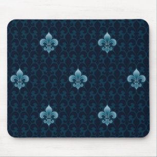 Mousepad Teste padrão da flor de lis