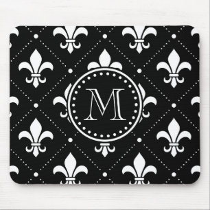 Mousepad Teste padrão da flor de lis