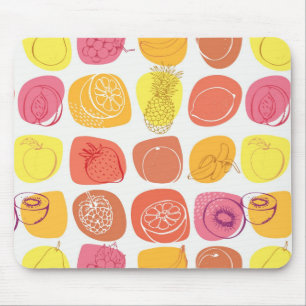 Mousepad Teste padrão da fruta