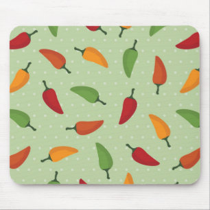 Mousepad Teste padrão da pimenta