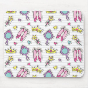 Mousepad teste padrão da princesa da borboleta