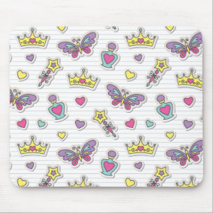 Mousepad teste padrão da princesa do balé