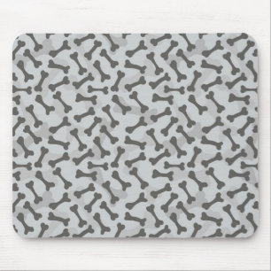 Mousepad Teste padrão da textura do osso Greyscale