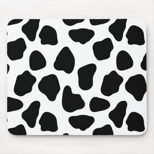 Mousepad Teste padrão da vaca (Frente)