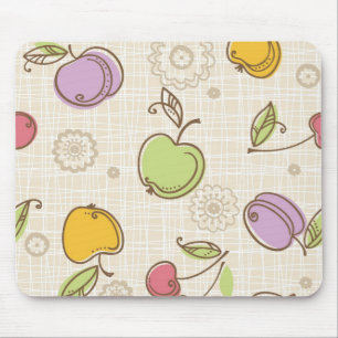 Mousepad Teste padrão das frutas