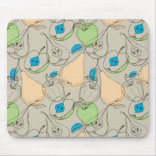 Mousepad Teste padrão das frutas