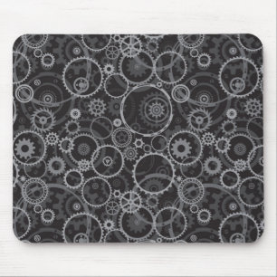 Mousepad Teste padrão das rodas denteadas